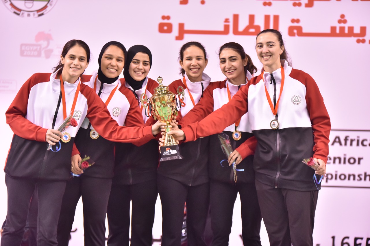 DEFENDING CHAMPIONS EGYPT NARROWLY QUALIFY FOR THE SEMIS IN THE WOMENS TEAM EVENT
