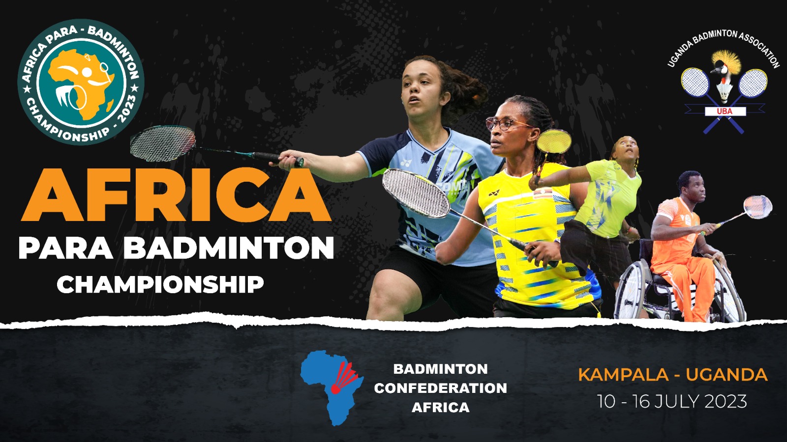 AFRICA PARA BADMINTON CHAMPIONSHIP 2023- 11th -16th July 2023
